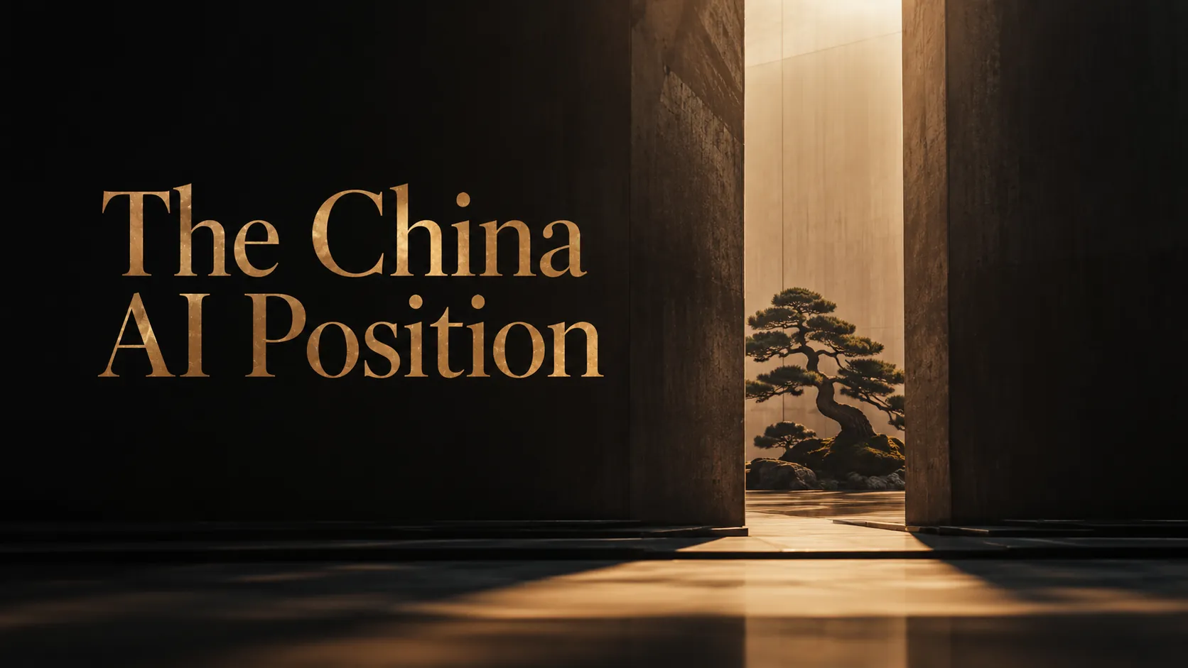 The China AI Position