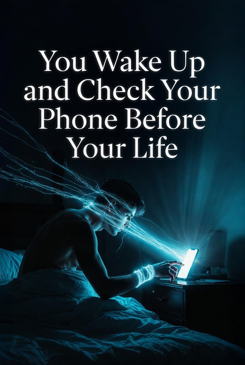 You Wake Up and Check Your Phone Before Your Life